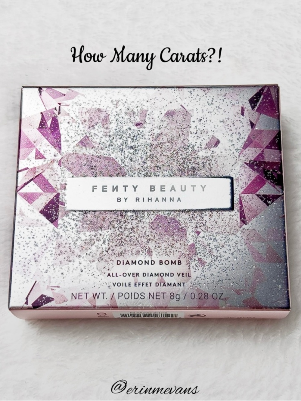 Fenty Beauty Diamond Bomb All-Over Veil Highlighter in How Many Carats?! 8g New